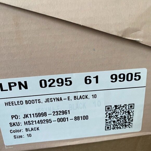 Just Fab Jesyna Black Over The Knee Boots WIDE CALF 8.5E 9E 9..5E 10E - Picture 9 of 10